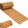 8 Ft Weather Resistant Wooden Garden Pathway for Wedding Party Patio Decorative Roll Out Pavers Suitable for Backyard Outside