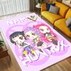 Personalized Name Fantasy Heroes Living Room Non-Slip Area Rug Soft Carpet for Bedroom Playroom Sofa Office Home Decor Doormat