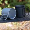 300ml Outdoor Camping Cup With Foldable Handle Portable Ultra-light Aluminum Alloy Mug For Outdoor