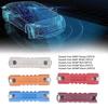 Hilitand 200pcs European Car Fuse Continental Car Fuse Torpedo Type Set with Plastic Storage Box
