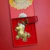 Instant Riches 999 Pure Gold-Plated Horse Keychain - New Style, Popular Business Gift