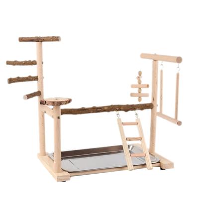 Papoušci Cage Ladder Houpačka Set Dřevěná houpačka Pomůcky ve stoje Můstek Tréninkové potřeby Papoušci ve stoje