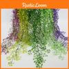 Elegant Plastic Artificial Hanging Basket Flower Vine For In/outdoor Wall Decoration