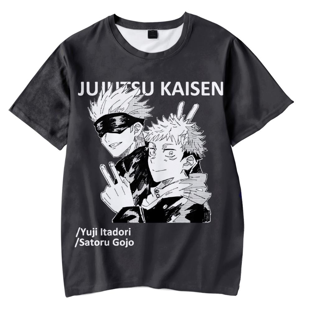 Jujutsu Kaisen T Shirt for Women Men Summer Clothing Fitness O Neck Man T-shirt for Male Oversized New Men T-shirts Tops