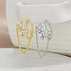 Zirkonia Sternenkette Quaste Ohrclip: Elegante Clip-Ohrringe mit Nischen-Design.