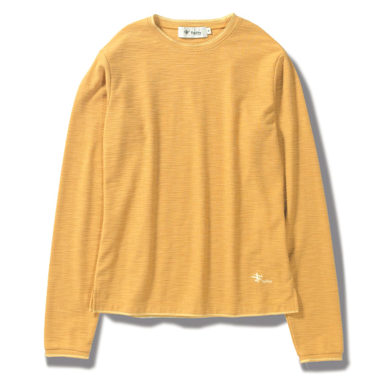 

Foxfire Slab Ribbed Crew Neck Surface Women s T-Shirt, Yellow, 8215419, Dry-Skin