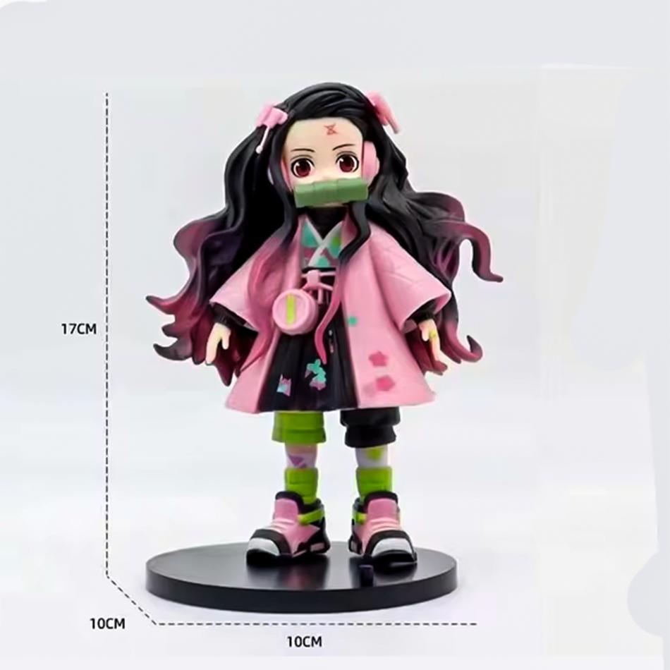 Demon Slayer Anime Action Figure Nezuko PVC Model Toys Kimetsu No Yaiba Warriors Action Figure Model Toys