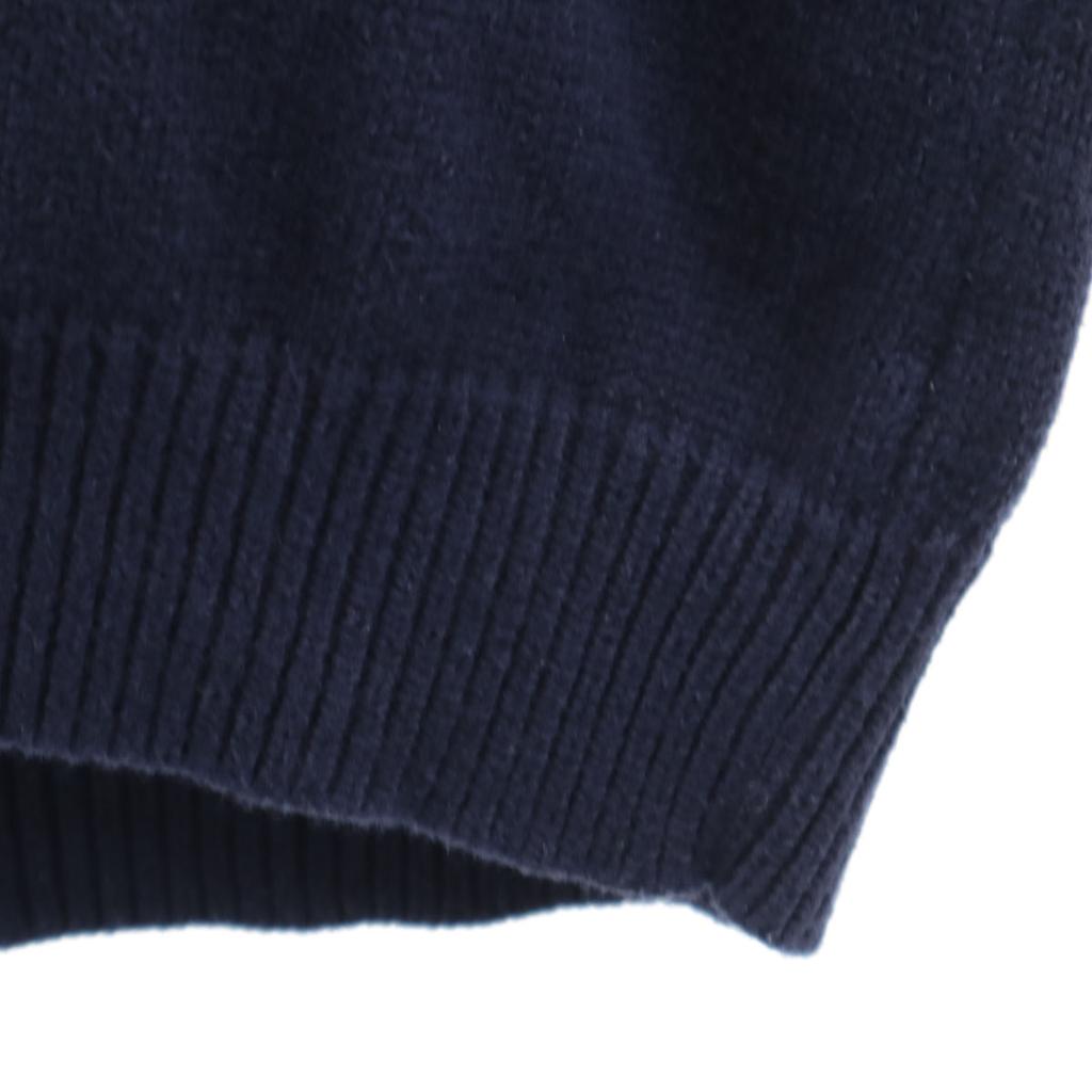 LAUREN RALPH LAUREN Long sleeve Shawl collar sweater M Navy knit Women Used