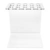 Acrylic Barber Tool Holder Acrylic Barber Tool Display Rack 15-Hole Design Scissor Barber Tool Holder For Professional