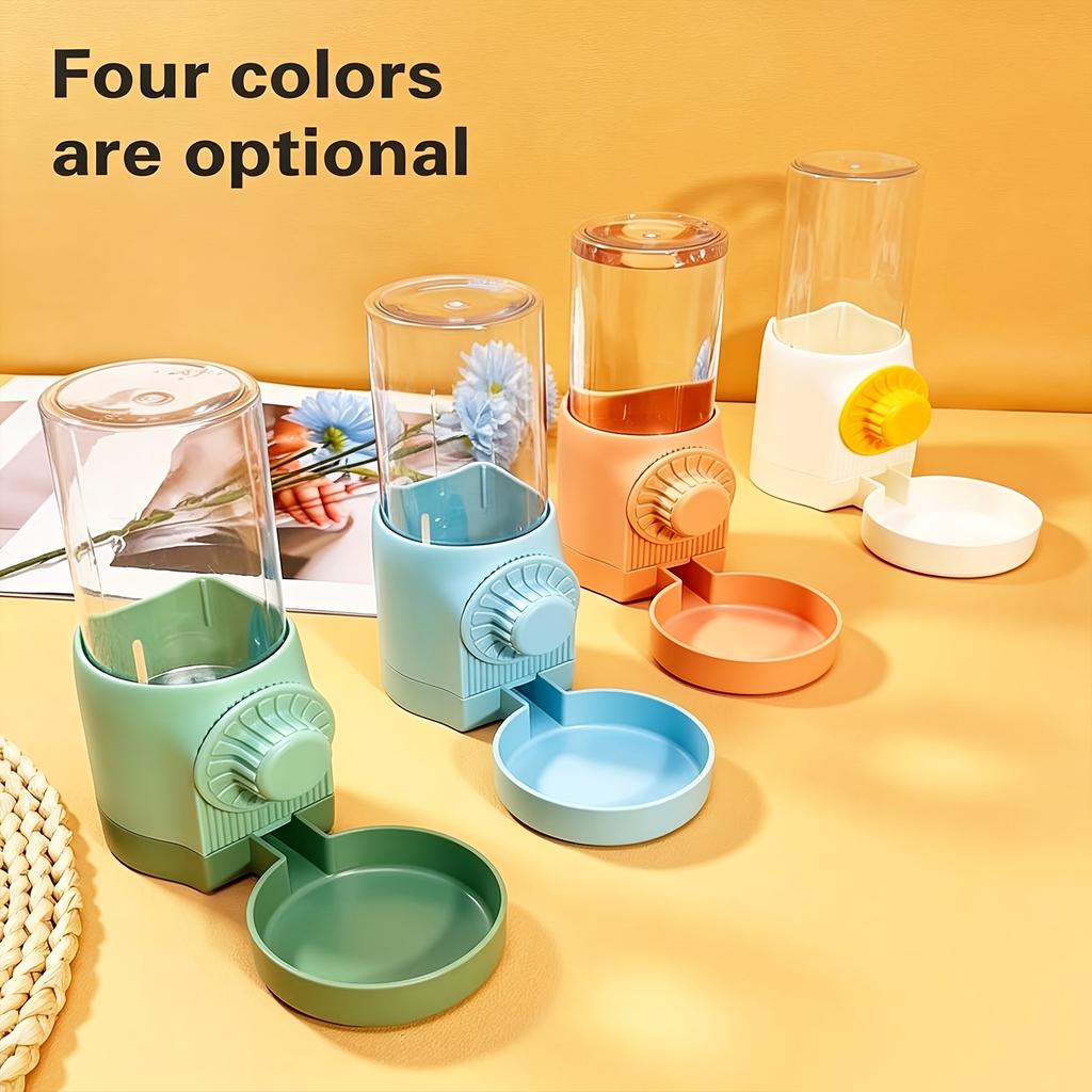 Battery-Free Hanging Pet Water Feeder No Spill Cage Mount Water Bottle Bowl Suitable For Dogs Cats Rabbits