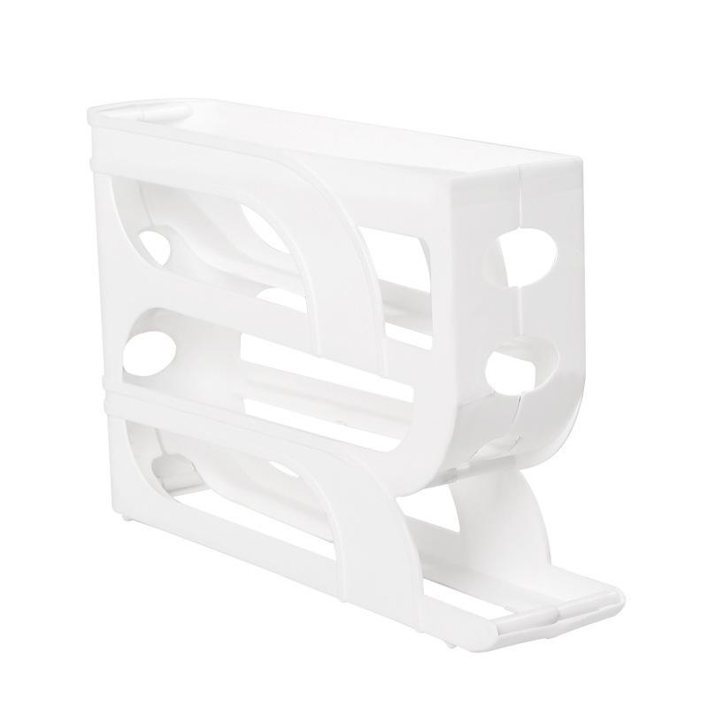 Automatic Rolling Egg Storage Box for Refrigerator Door