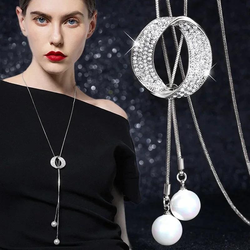 Neuer Halbedelstein Trapez-Anhänger Lange Halsketten für Damen Vintage Quadratisch Geometrisch Weibliche Geschenke Schmuck