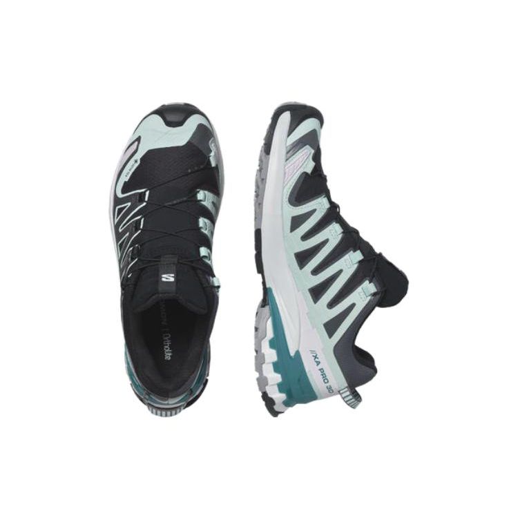 SALOMON XA Pro 3D V9 Comfortable Non-Slip Durable Low-Top Outdoor Shoes Women Shoes Black Gray 471191