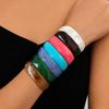 Hot Sale Smudge Coffee Resin Bracelet Ladies Arc Bracelet Girlfriend Ring Fashion Premium Jewelry