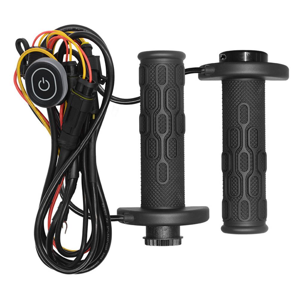 

WUPP CS-1991C1 O3 Motorcycle Heated Grips Handlebar Hot Grip 5+1 Level with CNC Switch Type A