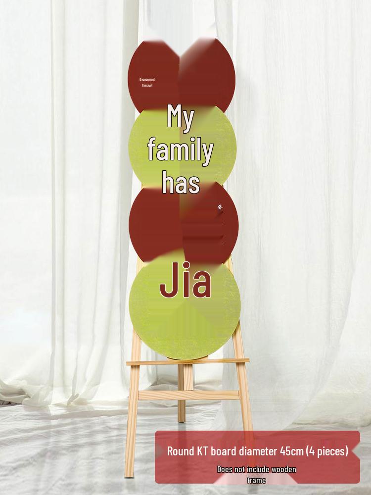 Customized Wedding Reception KT Board and Artificial Flower Display Stand