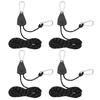 Camping Ratchet Hanger Pulleys Tent Hook Rope Hanger Grow Light Hanger Adjusted