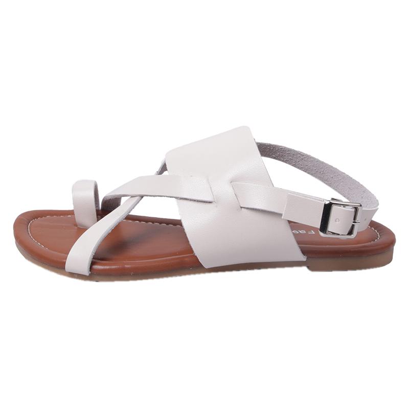 Fashion Women's Casual Flat Sandals Clip Toe Design Trend Brown Comfortable Roman Shoes Summer Wear Sandals Every Day Zapatos De Mujer