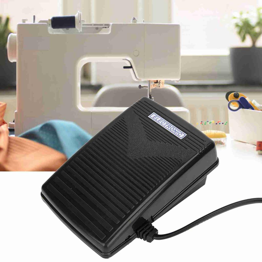 Nähfußpedal Kunststoff 50Hz Fußsteuerungspedal mit Netzkabel für Singer 974 Nähmaschine Nähmaschinenteile