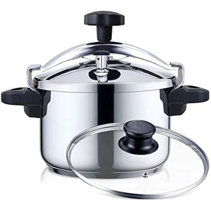 Autocuiseur - HAEGER - Plus 8 l - Acier inoxydable - Tous feux - Lave-vaisselle