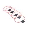 18AWG In Line Car Mini Blade Adapter Fuse Holder Splashproof-Fit for 12V 30A Wire Cutoff Switch Socket Damp Proof-Splash