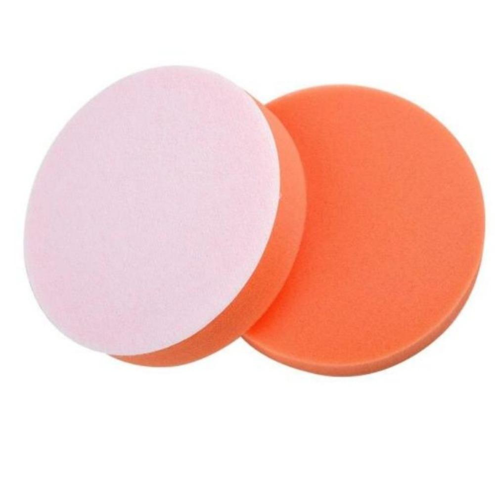 5pcs 5/6inch Car Polishing Buffer Pads Flat Sponge Waxing Pad Kit Self Adhesive Sponge Disc Automotive Beauty Care Accessories