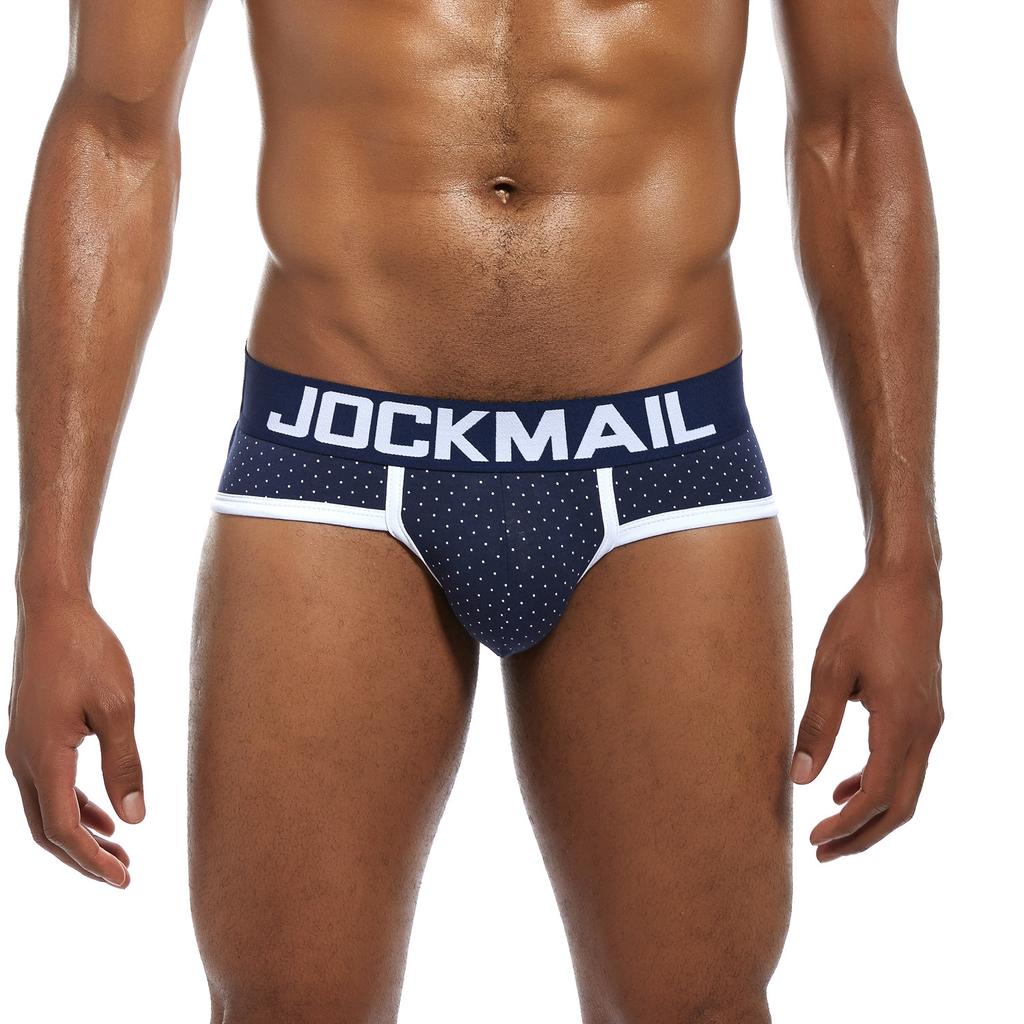 Slips JOCKMAIL Baumwolle Polka Dot Muster Druck Low-Rise Herren Unterwäsche