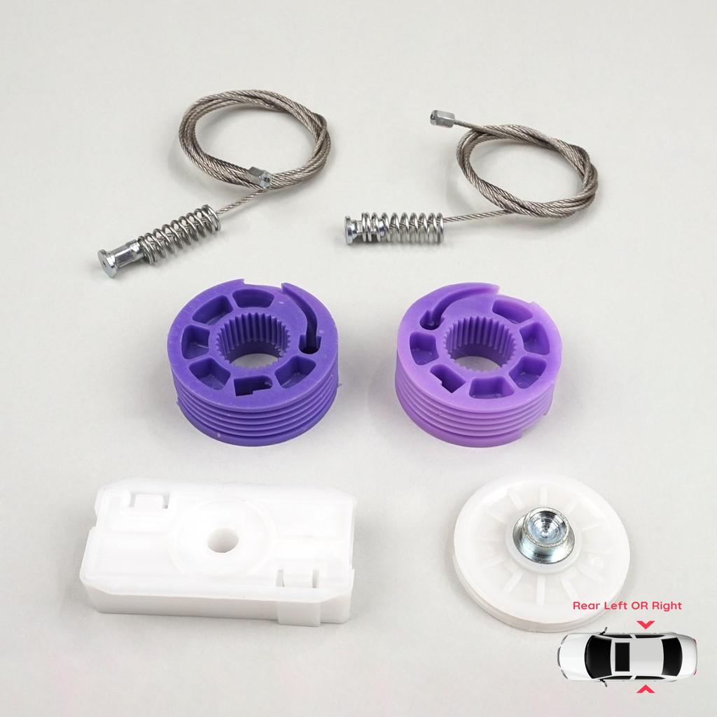 BWR5261  Power Window Regulator Repair Kit Rear for Bentley Continental MK1 GT GTC 3W 393 394 2003-2011 Coupe Convertible