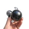 Natural Black Tourmaline Sphere Crystal Ball: Crafted and Polished Stone for Home or Office Décor