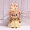 38cm Labubu Plush Doll Casual Outfit Set with Hat (Clothes Only)