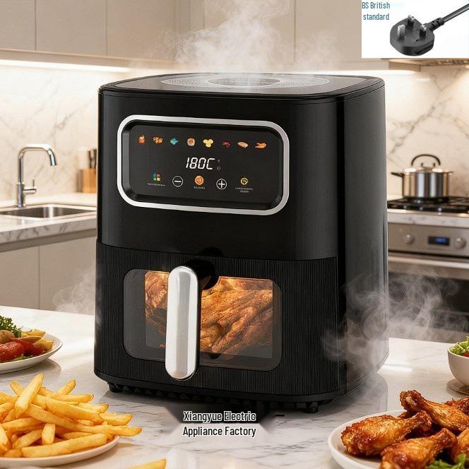 Multi-Functional Stainless Steel Air Fryer Oven with Grill and Large Capacity