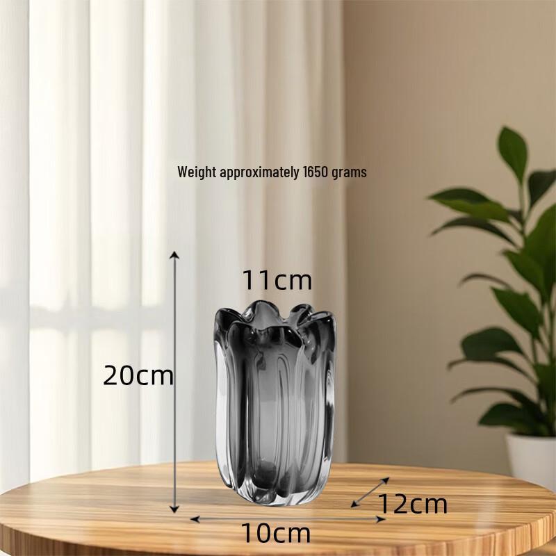 YuZhuXun HC Crystal Glass Vase