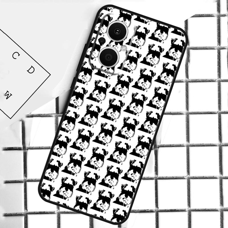 Cartoon Schnauzer Hund Für OPPO Reno 13 14 12 11 10 Pro 11F 12F 13F 14F 7 8 Lite 8T OPPO Find X5 X6 X8 X9 Pro Hülle