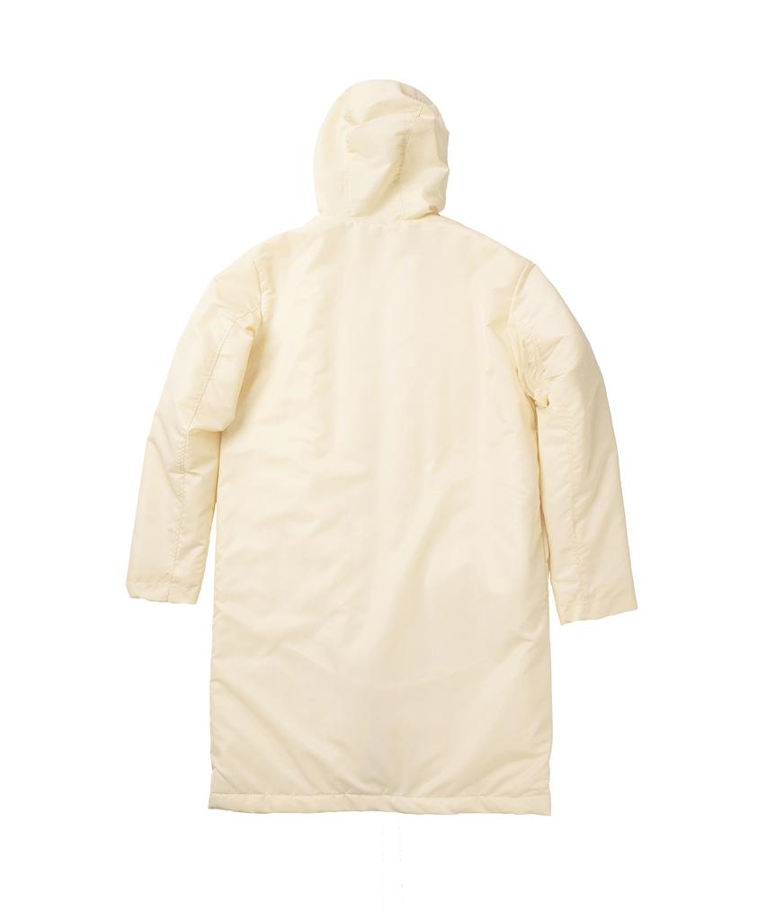 Arcane Funk Dot Layered Long Jacket Ivory
