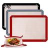 Baking Mats with Snap Buttons Transformable Snap?Up Silicone Mat, Multi?Purpose Food Tray, Heat?Resistant Mat for Oven Dough Rolling Roasting