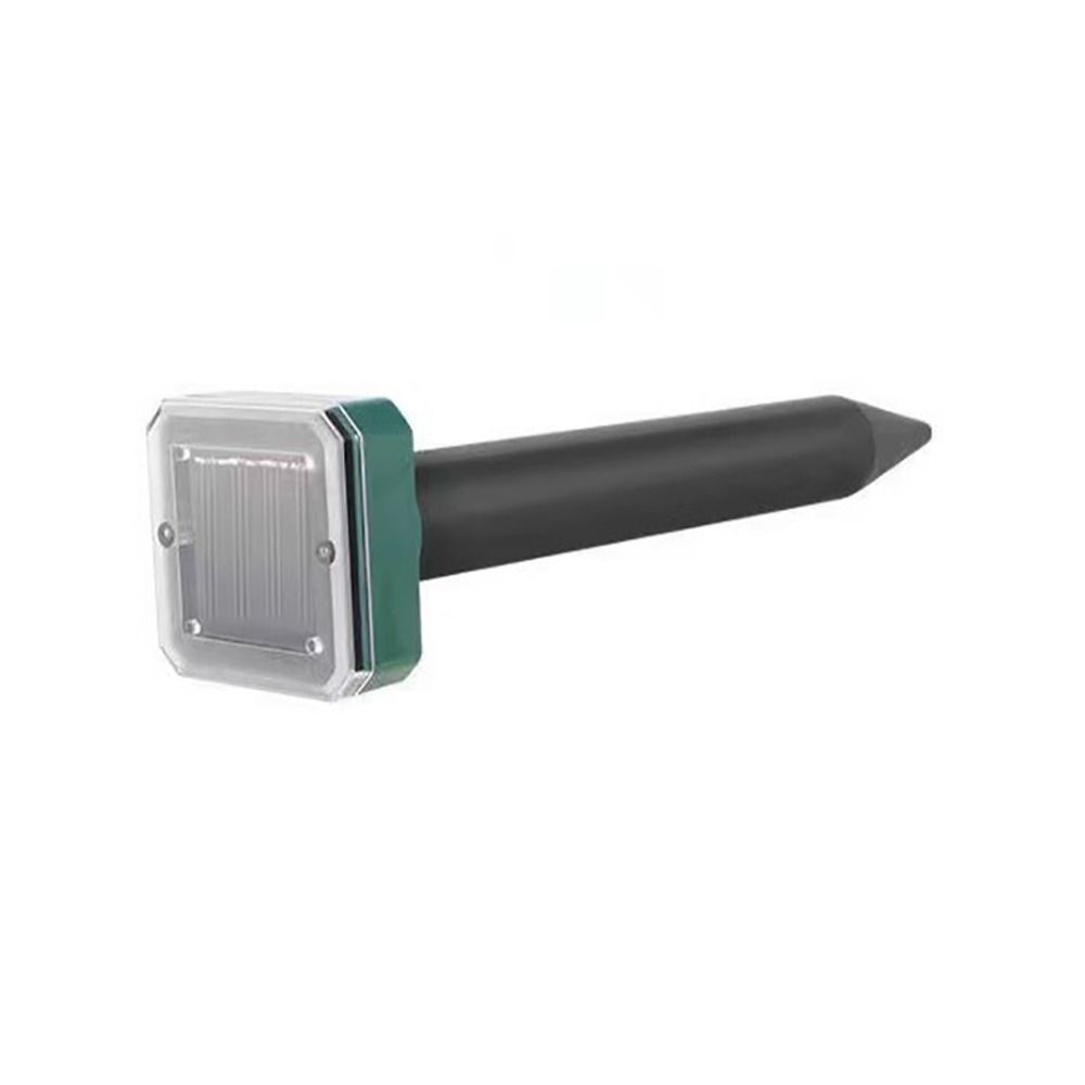 Radiation-Free Solar Ultrasonic Mole Repeller Solar Powered Rodent Deterrent Mouse Repeller Garden