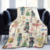 Christmas Nutcracker Blanket Christmas Nutcracker Ballet Plush Throw Blanket - Soft Flannel All-Season Cozy Blanket with Festive