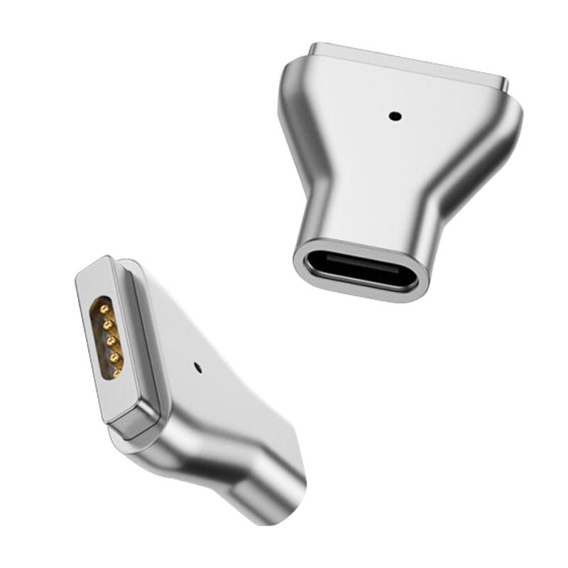 Pd Adapter Type C Female To Compatible For Magsafe2 Zinc Alloy T-shaped Head Converter Compatible