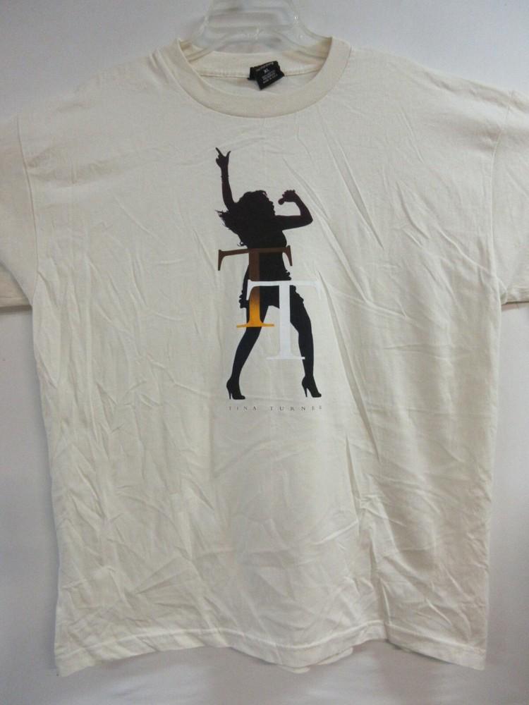 TINA TURNER OFFICIAL OLD STOCK SILHOUETTE BAND CONCERT MUSIC  EXTRA LARGE Unisex T-Shirt XL