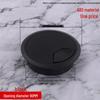 ABS Round Wire Desk Grommet Cover for Desktop Cable Management and Furniture Cabinet Hardware.