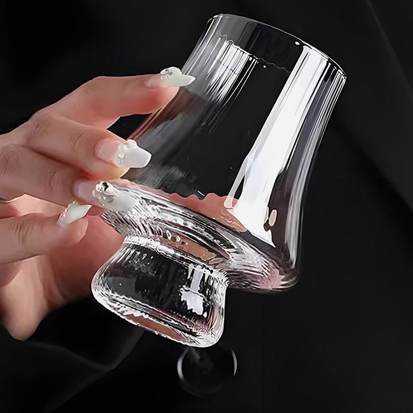 

MOLA.Close Drinkware: Crystal Glass Wine & Whiskey Snifters, Antique & Red Wine Glasses 265ml - Moonlight Cup x2