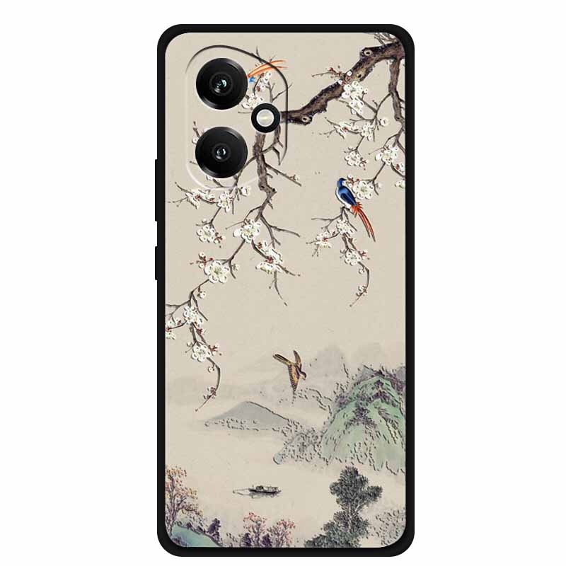 For Honor 400 5G Case 3D Flowers Emboss Soft Silicone Phone Case For Honor 400 Back Cover Bumper Funda Protective New Shell Bag