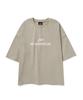 Peullukeu Fsb Logo Oversized Short Sleeve T-Shirt Khaki Fst327