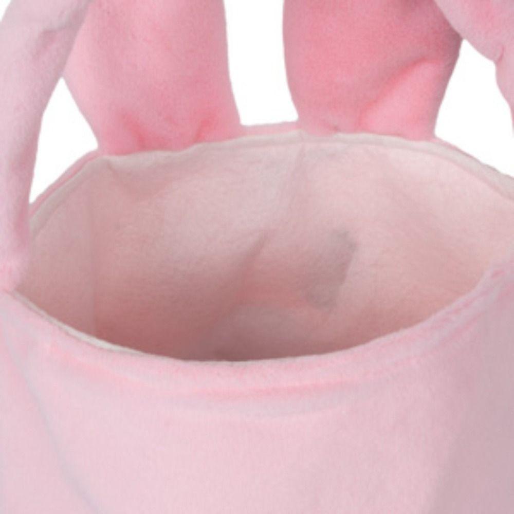 New Easter Rabbit Buckets Soft Cute Bunny Basket Long Ear Storage Bag Happy Easter