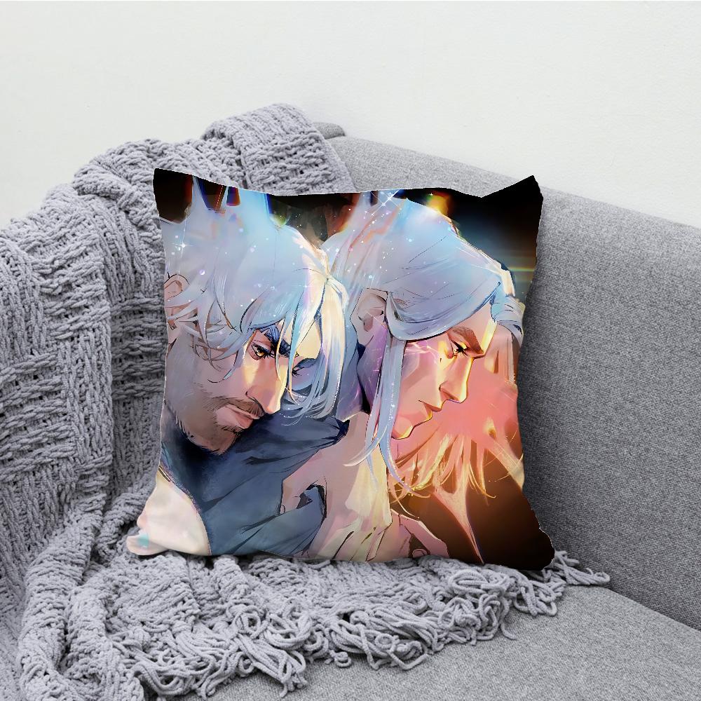 JayVik Jayce Viktor Funda de Almohada Fundas Suaves para Cojines para Decoración de Sofá de Granja Decoraciones para el Hogar y Funda de Almohada Protectora