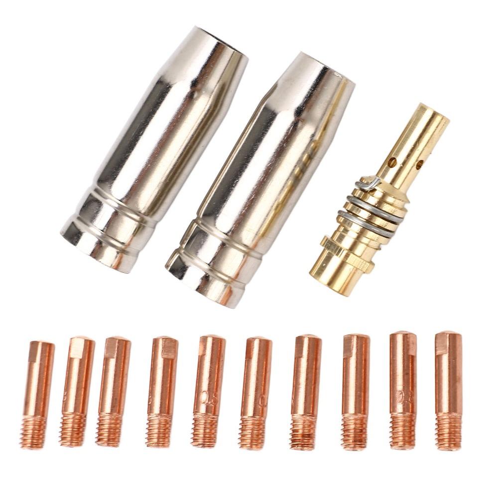 Gas Nozzle Included MIG Welding Nozzle Set Welding Torch Accessories Kit  For Replacement