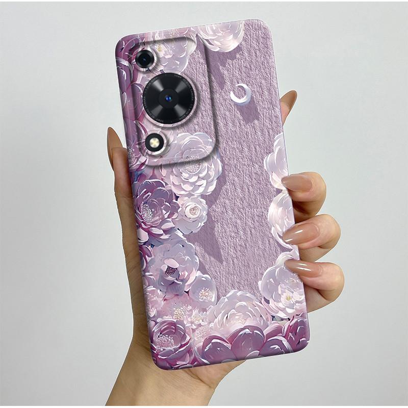 Phone Case For Huawei Nova Y72 Cases Fashion Butterfly Floral Cover For Huawei Nova Y72 NovaY72 Soft Silicone Shockproof Shell