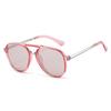 European and American New Double-beam Pilot Sunglasses Men's Driving Sunscreen Advanced Sense Large-frame Retro Glasses