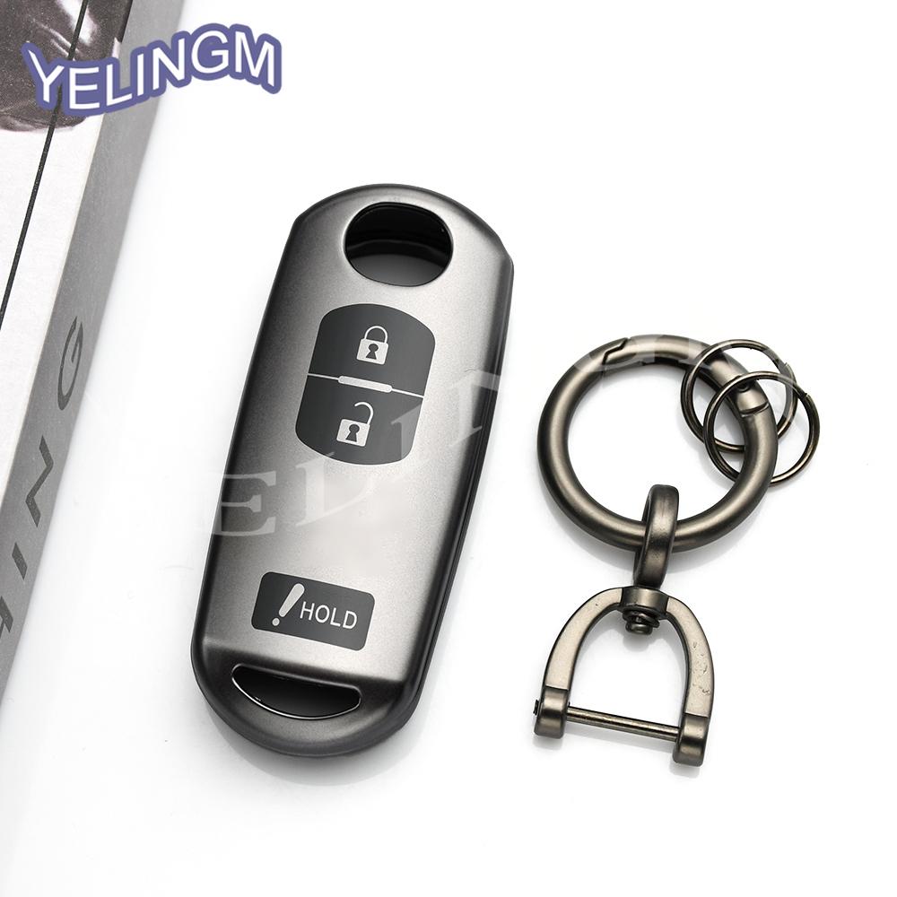 2 3 4 Button For Mazda 2 3 6 Demio Atenza Axela Cx-5 Cx5 Cx-3 Cx7 Cx-9 3 4 Cx30  -  Tpu Car Key Case Key Cover Keychain