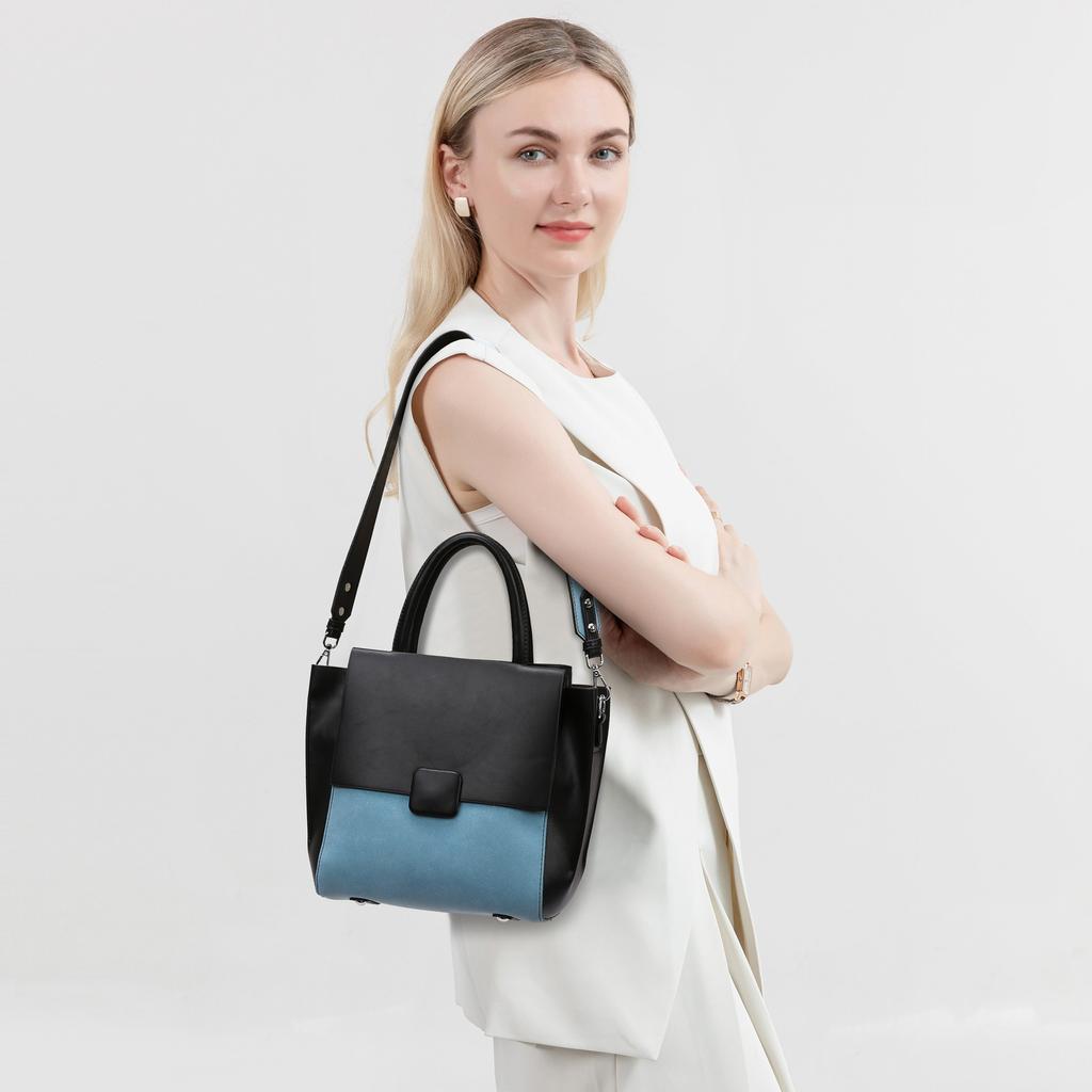 Borsa da donna in stile occidentale di grande capacità, lusso leggero, monospalla, portatile, tote bag, cartella da lavoro e da viaggio, regalo per la mamma, regalo per la ragazza, regalo di Natale